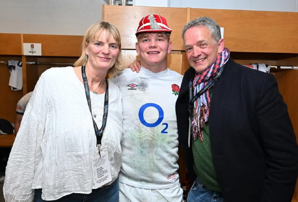 Henry Pollock and his parents