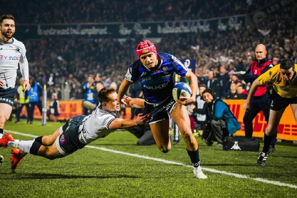 Louis Bielle-Biarrey in action