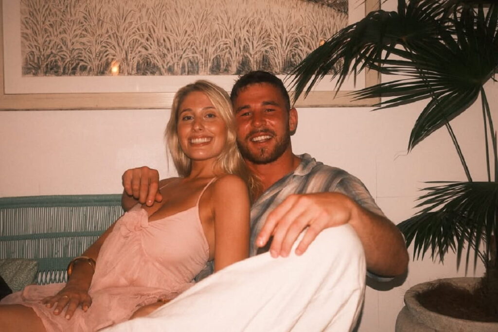 Freddie Steward and his girlfriend