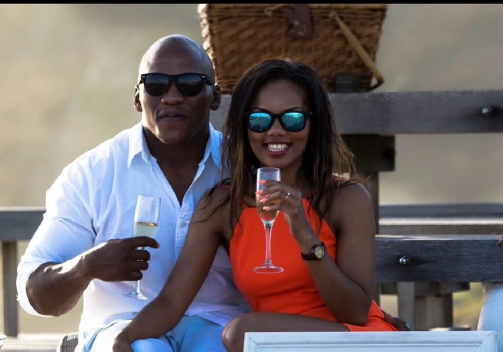 Bongi Mbonambi engagement anniversary