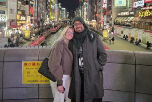 Ardie Savea and his wife, Saskia
