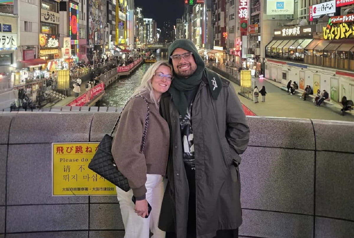 Ardie Savea and his wife, Saskia