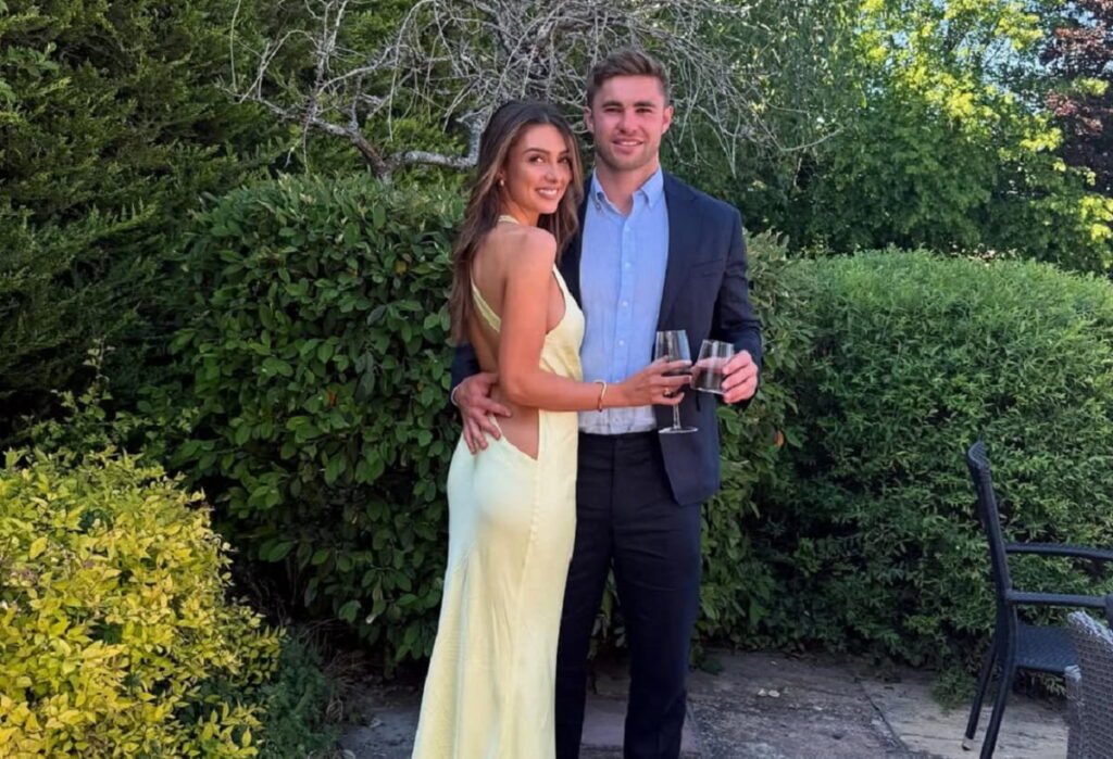 Jack Crowley and his girlfriend