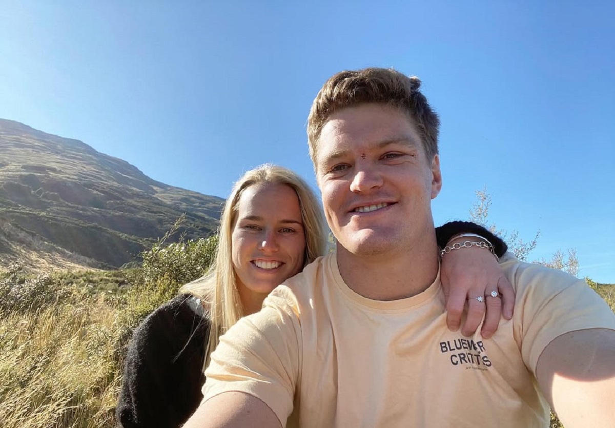 Scott Barrett and his wife, Hannah McCulloth