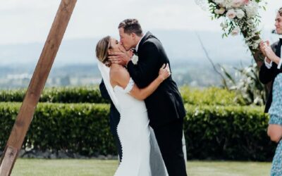 Michaela Blyde and her husband