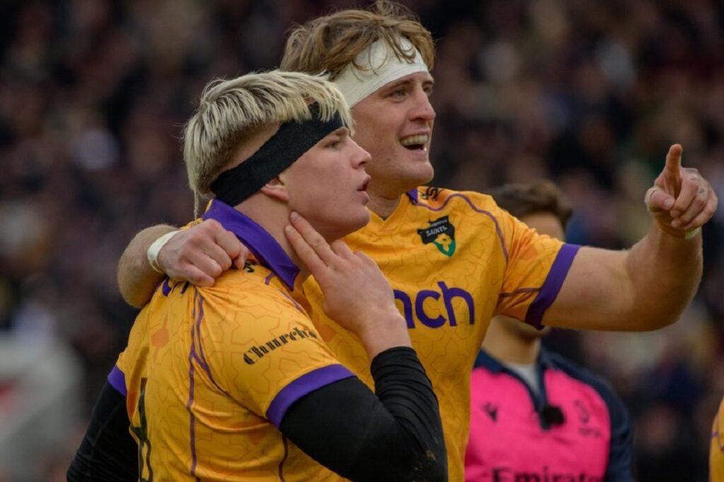 Northampton Saints Henry Pollock Saracens clash