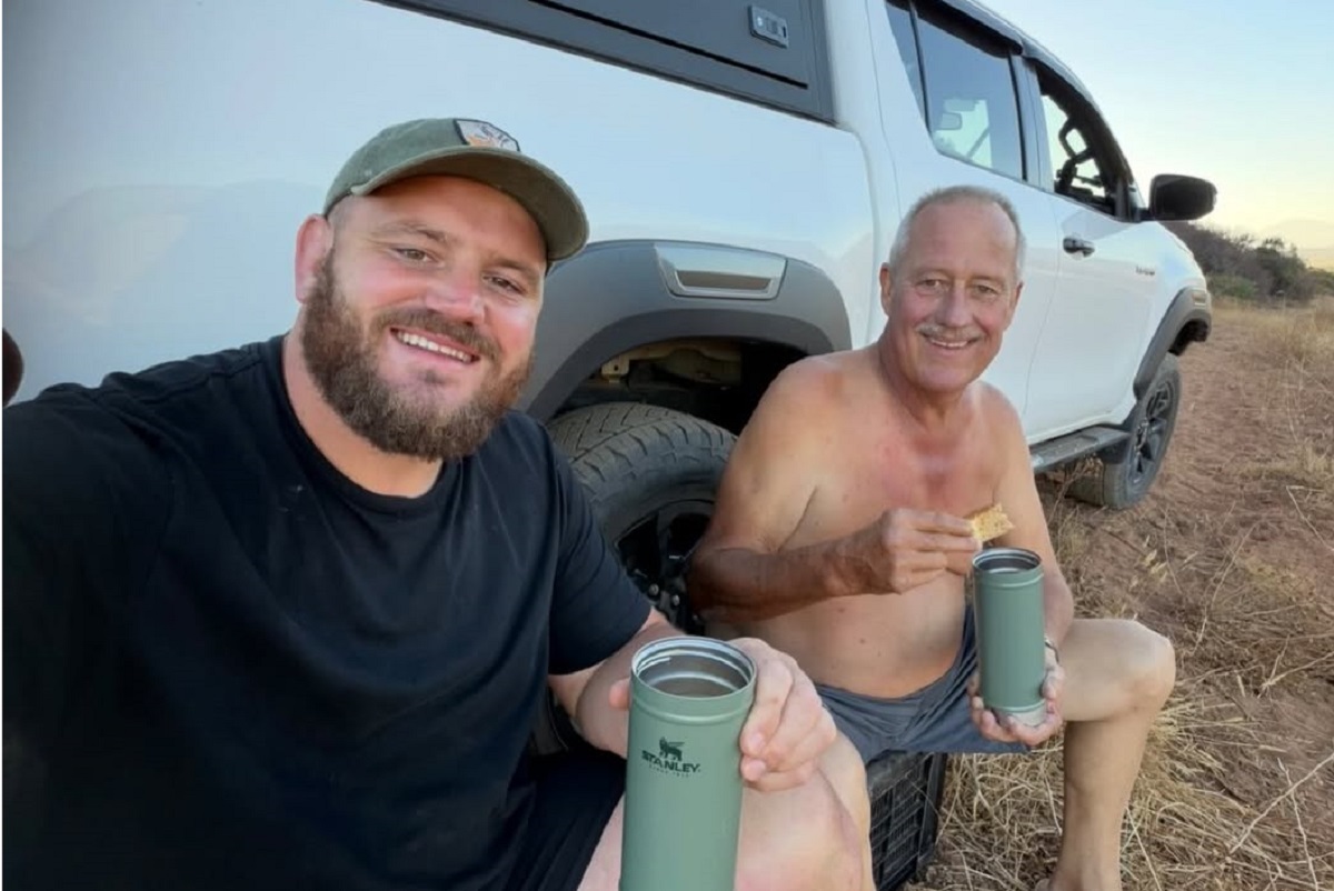 Wilco Louw and his father