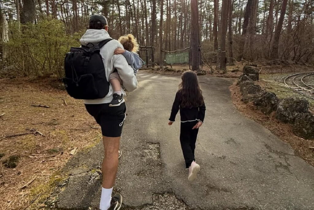 TJ Perenara and his Children