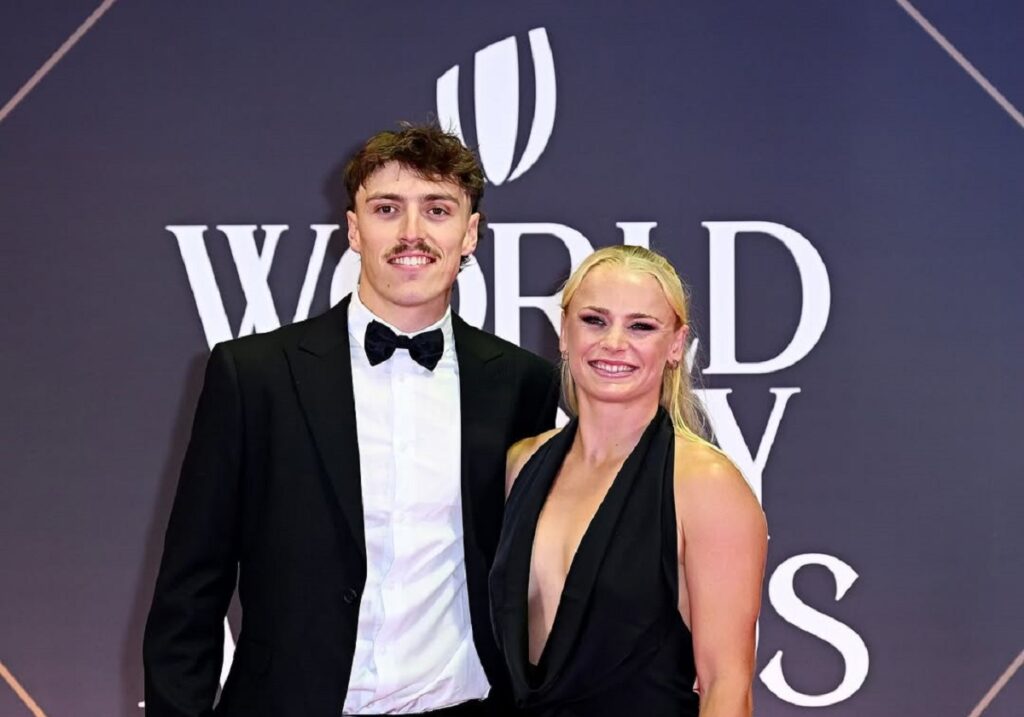 Jorja Miller and her boyfriend