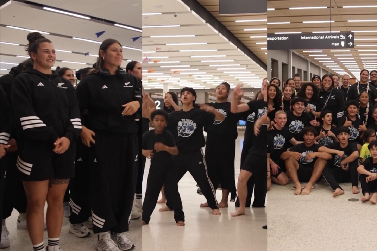Native Americans Black Ferns welcome