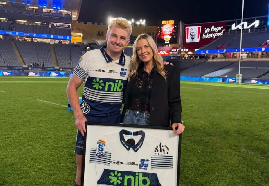 Beauden Barrett wife surprise