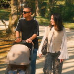 Ange Capuozzo, Emma Deveza and their baby