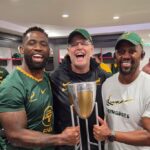 Springboks Rassie Erasmus dance