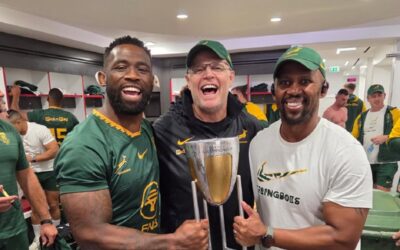 Springboks Rassie Erasmus dance