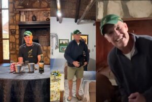 Springboks Rassie Erasmus dance