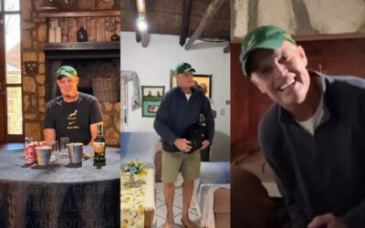 Springboks Rassie Erasmus dance