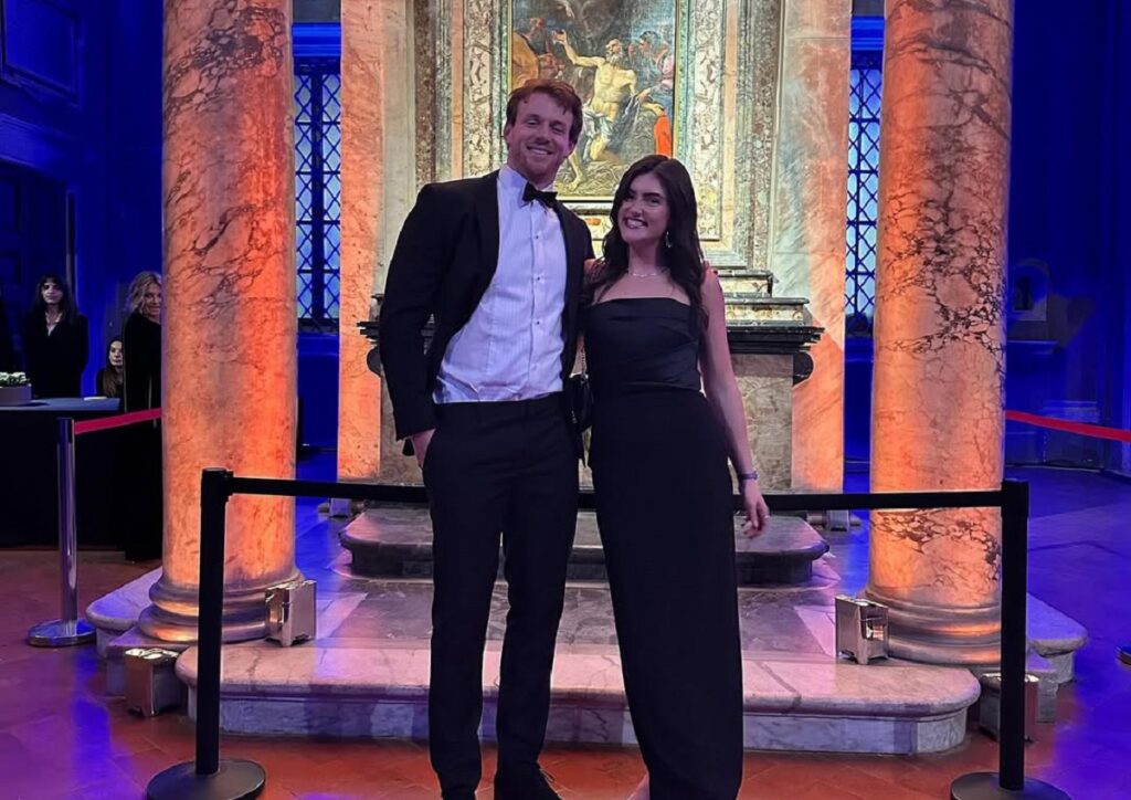 Ryan Baird and his girlfriend, Ally Mahon