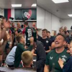 Leicester Tigers Dressing Room Celebrations