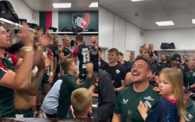 Leicester Tigers Dressing Room Celebrations