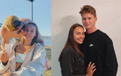 Ethan Hooker and his girlfriend