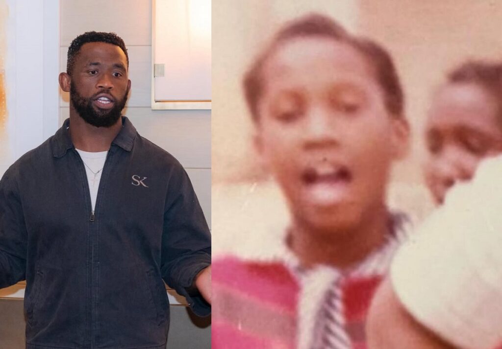 Siya Kolisi and his mother