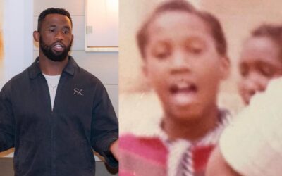 Siya Kolisi and his mother