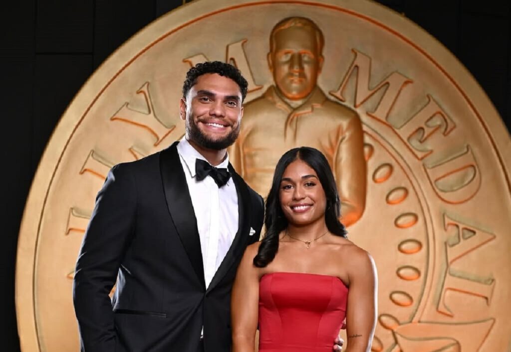 Xavier Coates and his girlfriend, Destiny Mino-Sinapati