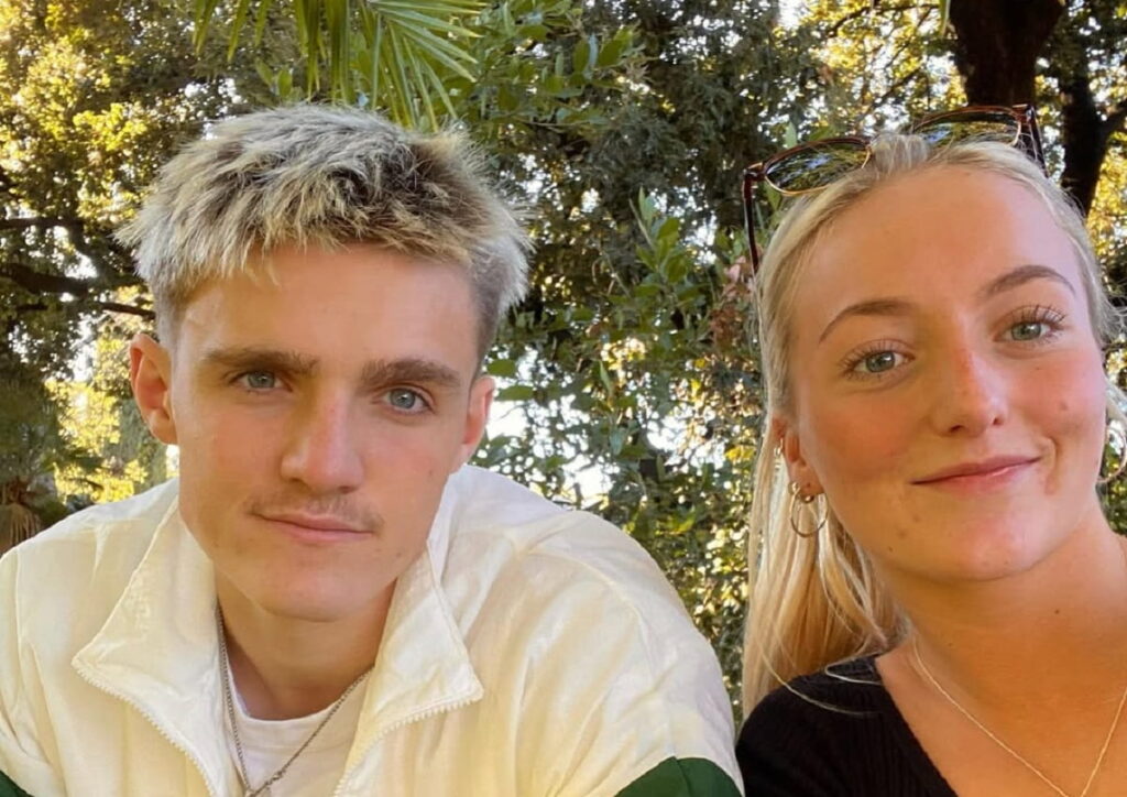 Archie McParland and his Girlfriend Clara Capella