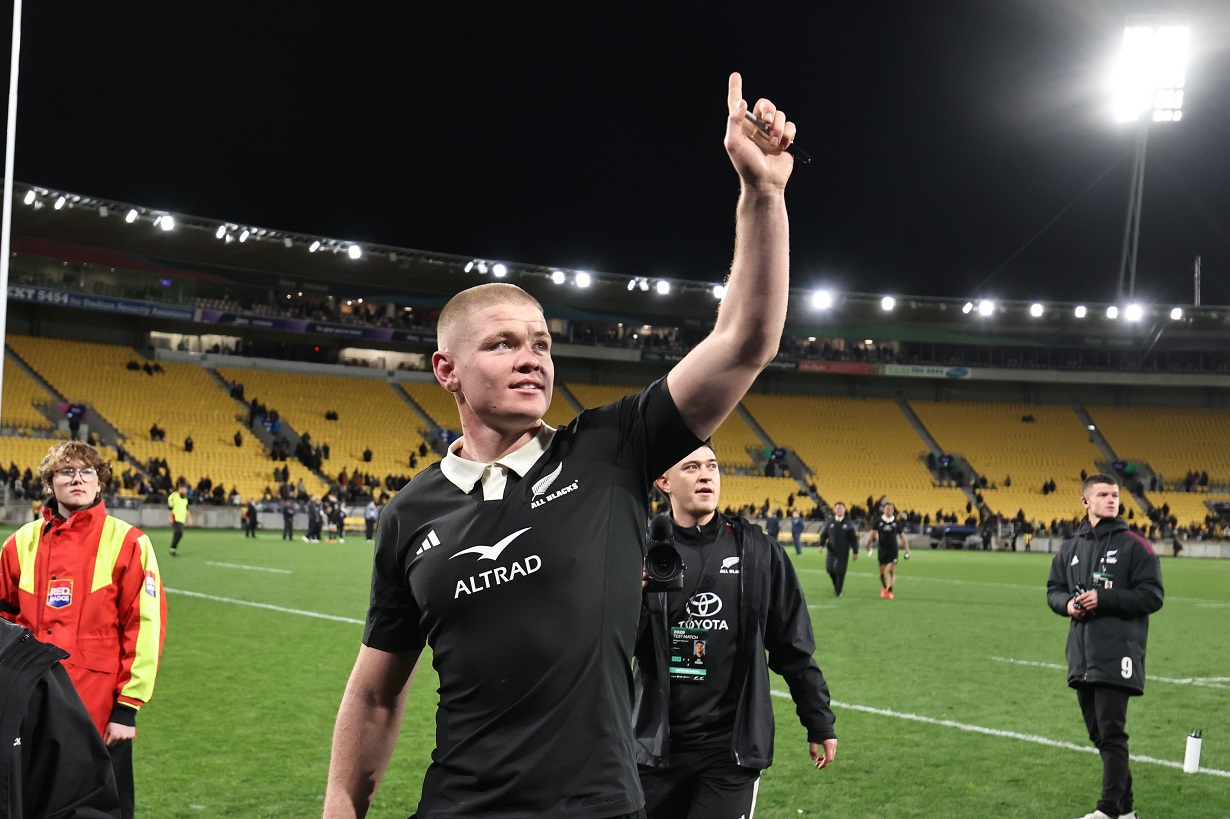 Anton Segner All Blacks debut