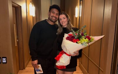 Ardie Savea birthday Saskia