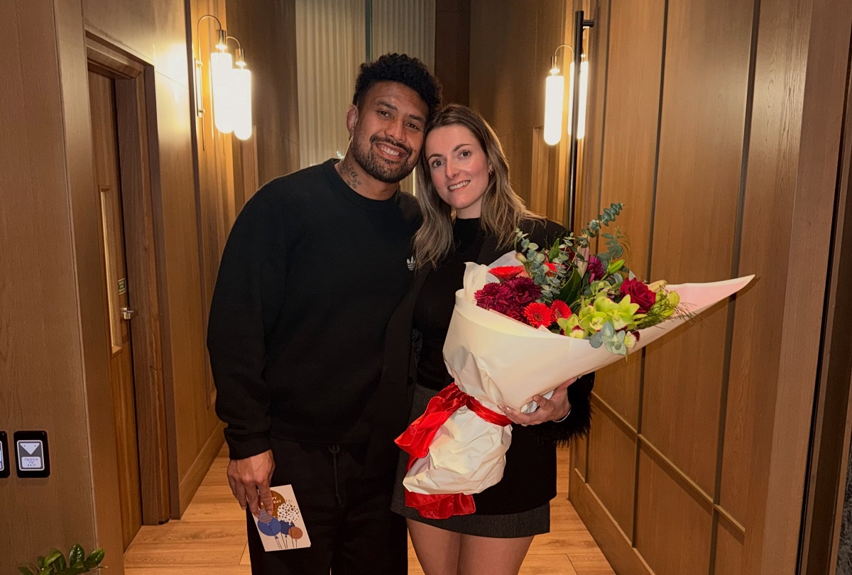 Ardie Savea birthday Saskia