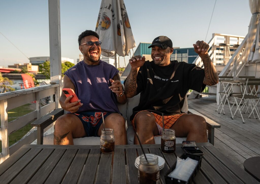 Ardie Savea Mark Telea bromance