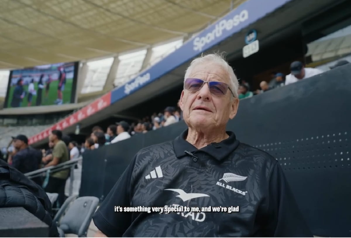 80-year-old fan All Blacks message