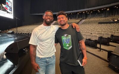 Ardie Savea and Siya Kolisi in Church
