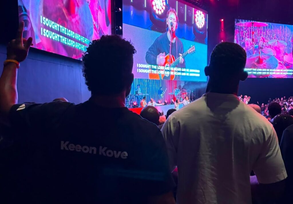 Ardie Savea and Siya Kolisi in Church