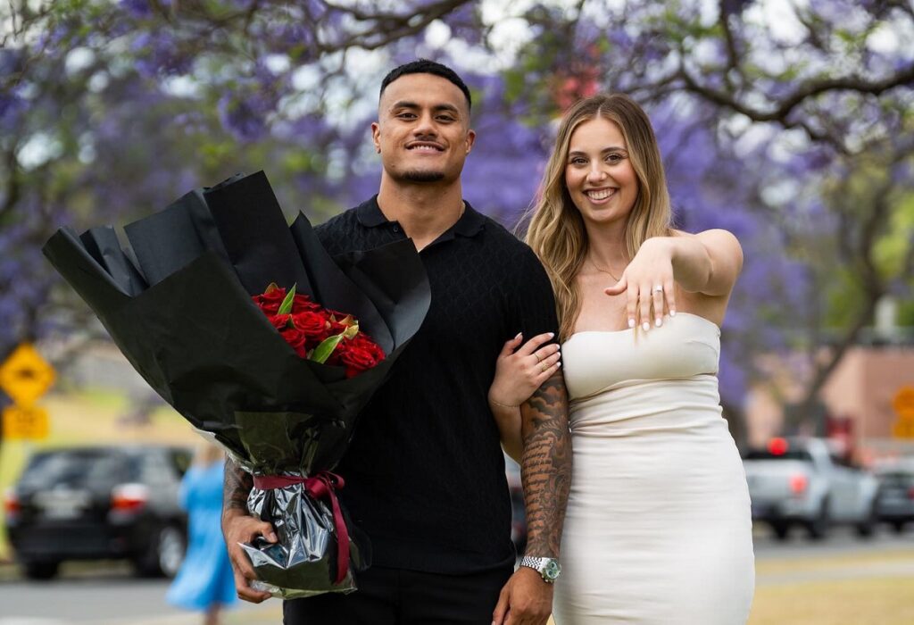 Spencer Leniu and his partner Alexia Loizou
