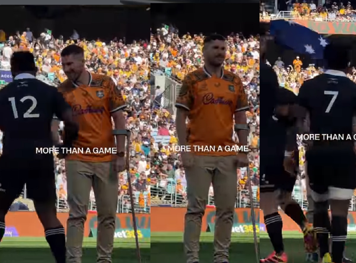 All Blacks Nathan Charles haka
