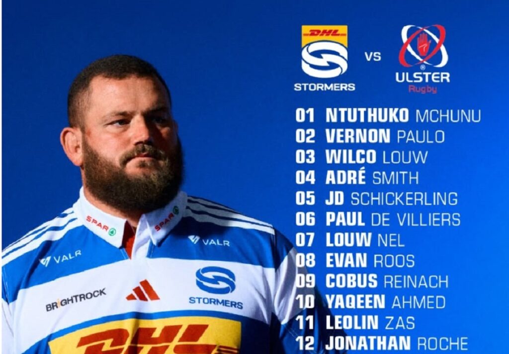 DHL Stormers vs Ulster